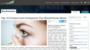 Top 10 Contact Lens Companies You Should Know About - contact lens manufacturer