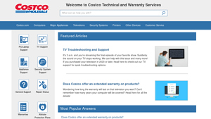 Costco Technical and Warranty Services - hp manufacturer warranty
