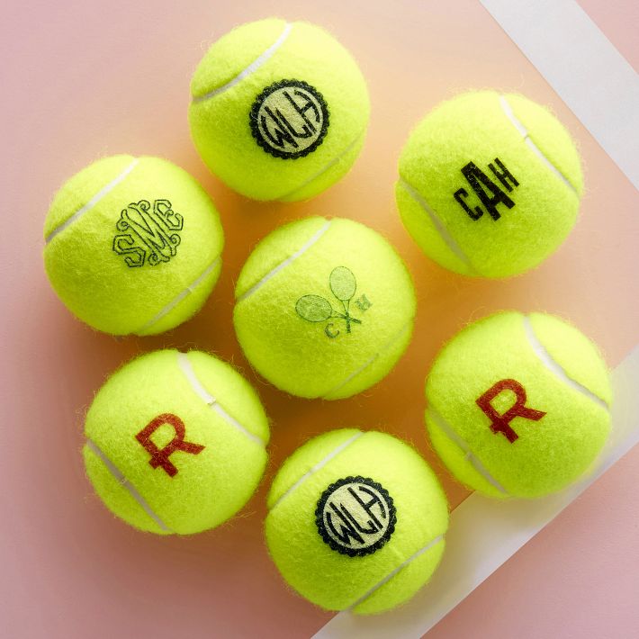 A relevant stock photo of tennis ball custom in a typical setting.