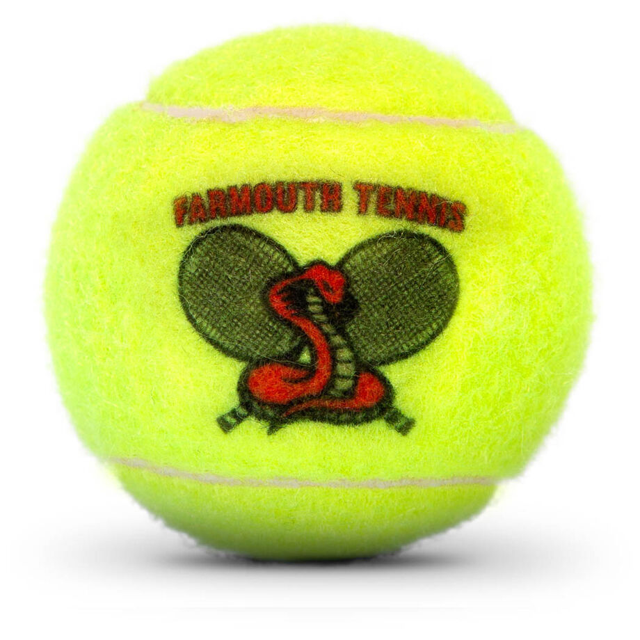 A relevant stock photo of tennis ball custom in a typical setting.