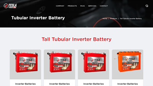 Tall Tubular Inverter Battery - Tesla Power USA - tubular battery company