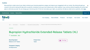 Bupropion Hydrochloride Extended-Release Tablets (XL) - USA - best generic bupropion manufacturer