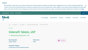 Sildenafil Tablets, USP - USA - viagra manufacturer