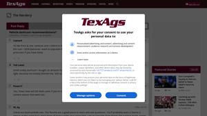 Vehicle dashcam recommendations? - TexAgs - best dashcam company