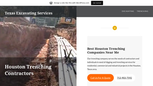 Houston Trenching Contractors - Texas Excavating Services - trenching company
