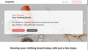 Your Factory. Your Clothing Brand. | Texponto - low moq clothing manufacturer