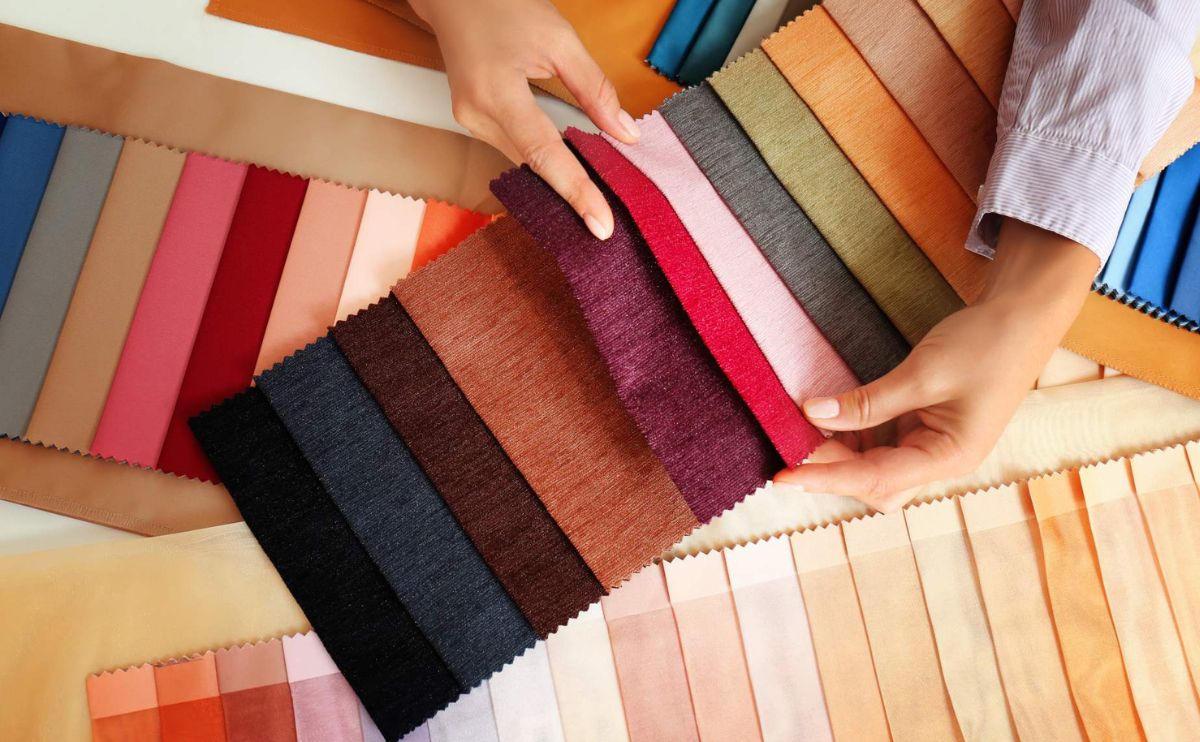 A relevant stock photo of textile fabric supplier in a typical setting.