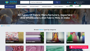 Fabric Manufacturers, exporters & wholesalers in India List of Fabric ... - fabric product manufacturer