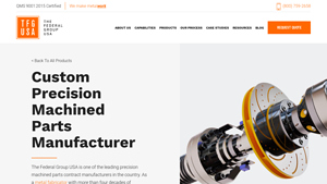 Custom Precision Machined Parts Manufacturer | TFG USA - cnc machined parts for medical equipment manufacturer