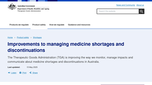 Improvements to managing medicine shortages and discontinuations - prazosin manufacturer discontinued
