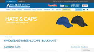 Wholesale Baseball Caps | Buy Bulk Hats - The Adair Group - hat bulk
