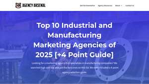 Top 10 Manufacturing & Industrial Marketing Agencies [2023] | The ... - manufacturer marketing