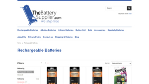 Rechargeable Batteries Bought Here I TheBatterySupplier.com - rechargeable aa batteries bulk