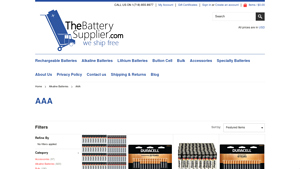 Alkaline Batteries - AAA - TheBatterySupplier.Com - triple a batteries bulk