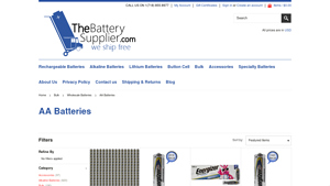 Bulk - Wholesale Batteries - AA Batteries - TheBatterySupplier.Com - double a batteries bulk