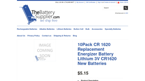 10Pack CR 1620 Replacement Energizer Battery Lithium 3V ... - cr1620 bulk