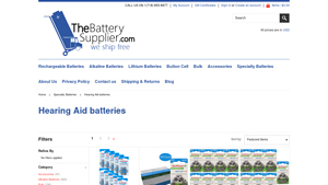 Hearing Aid batteries - Page 1 - TheBatterySupplier.Com - hearing aid batteries bulk