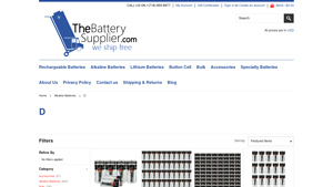 Alkaline Batteries - D - TheBatterySupplier.Com - d cell battery bulk