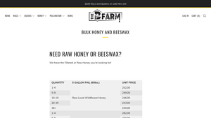 Bulk Honey and Beeswax | Wholesale Raw Honey - The B Farm - honey bulk