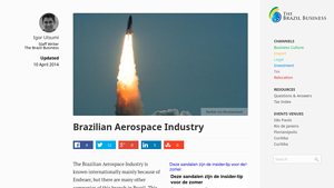 Brazilian Aerospace Industry - The Brazil Business - brazilian plane manufacturer