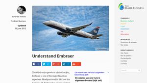 Understand Embraer - The Brazil Business - brazil aircraft manufacturer
