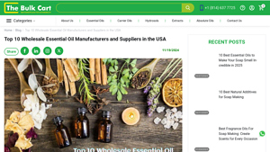 Top 10 Wholesale Essential Oil Manufacturers and Suppliers in the USA - essential oil manufacturer