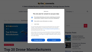 Top 20 Drone Manufacturers - TheCconnects - drone manufacturer