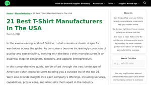 21 Best T-Shirt Manufacturers In The USA - shirt manufacturer