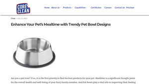 Best/Top Pet Bowls Manufacturers in India, Pet Bowls in India - Core clean - ceramic pet feeder bowl manufacturer india bulk