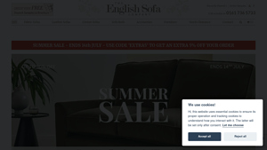 The English Sofa Company: UK Handmade & Bespoke Sofas & Settees - best couch manufacturer