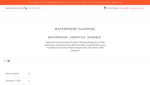 Waterproof Flooring | The Flooring Factory - flooring factory