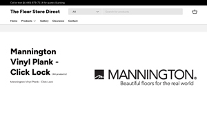 Mannington Vinyl Plank - Click Lock - The Floor Store Direct - mannington flooring company