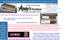 The Futon Factory Andys Furniture Futons American made! - futon factory