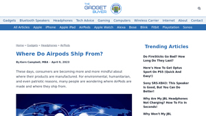 Where Do Airpods Ship From? - The Gadget Buyer | Tech Advice - chinese airppod manufacturer