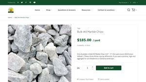 Bulk #4 Marble Chips - The Gardens Nursery - marble bulk