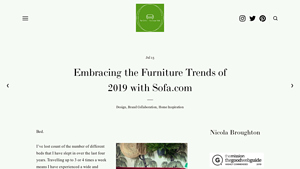 Embracing the Furniture Trends of 2019 with Sofa.com - sofa com company