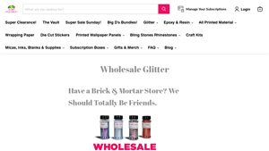 Wholesale Glitter — The Glitter Guy - glitter manufacturer