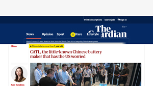 CATL, the little-known Chinese battery maker that has the US worried - catl battery company