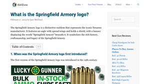 What is the Springfield Armory logo? | [June Updated] - TheGunZone - gun manufacturer logos
