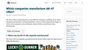 Which companies manufacture AK-47 rifles? - TheGunZone - ak 47 manufacturer