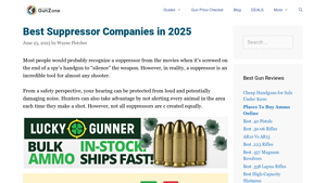 {The 5} Best Suppressor Companies In 2025 [June Tested] - TheGunZone - silencer manufacturer