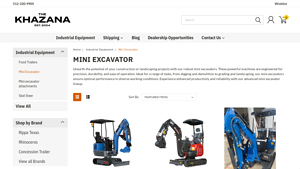 Mini Excavators - The Khazana - small excavator factory