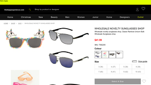 Wholesale novelty sunglasses shop - retro sunglasses bulk