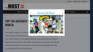 Top Ten Aircraft Manufacturers In The World - plane manufacturer