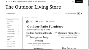 Durable & Stylish Patio Furniture | The Outdoor Living Stores - outdoor garden furniture company