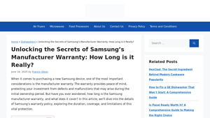 Unlocking the Secrets of Samsung's Manufacturer Warranty: How Long is ... - samsung manufacturer warranty phone number