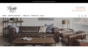 The Rustic Furniture Store--Always Free Shipping, 10% Off First ... - rustic furniture company