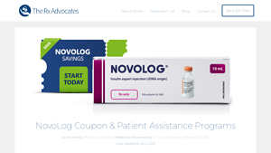 NovoLog Coupon & Assistance Programs - Cost $80/month - The Rx Advocates - novolog manufacturer