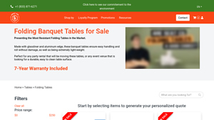 Durable Folding Banquet Tables for Sale: Wholesale Prices - Seat Co. - 6ft folding table bulk