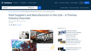The Largest U.S. Steel Companies - Thomasnet - largest manufacturer of steel in the world